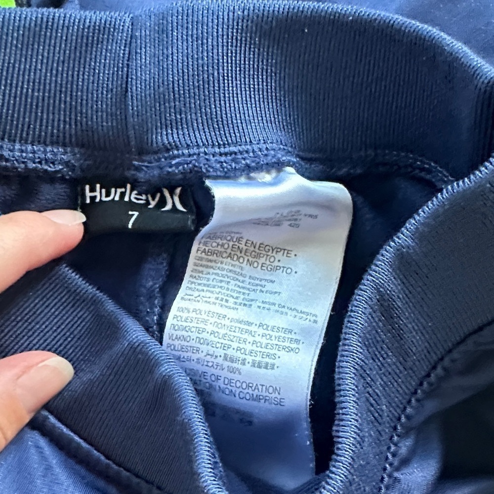 Hurley Navy Tracksuit with Blue and Green Accents - Picture 3 of 5